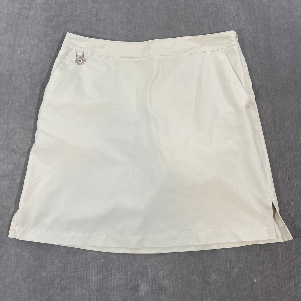 LizGolf Women's Size 8 Beige‎ Golf Skort
